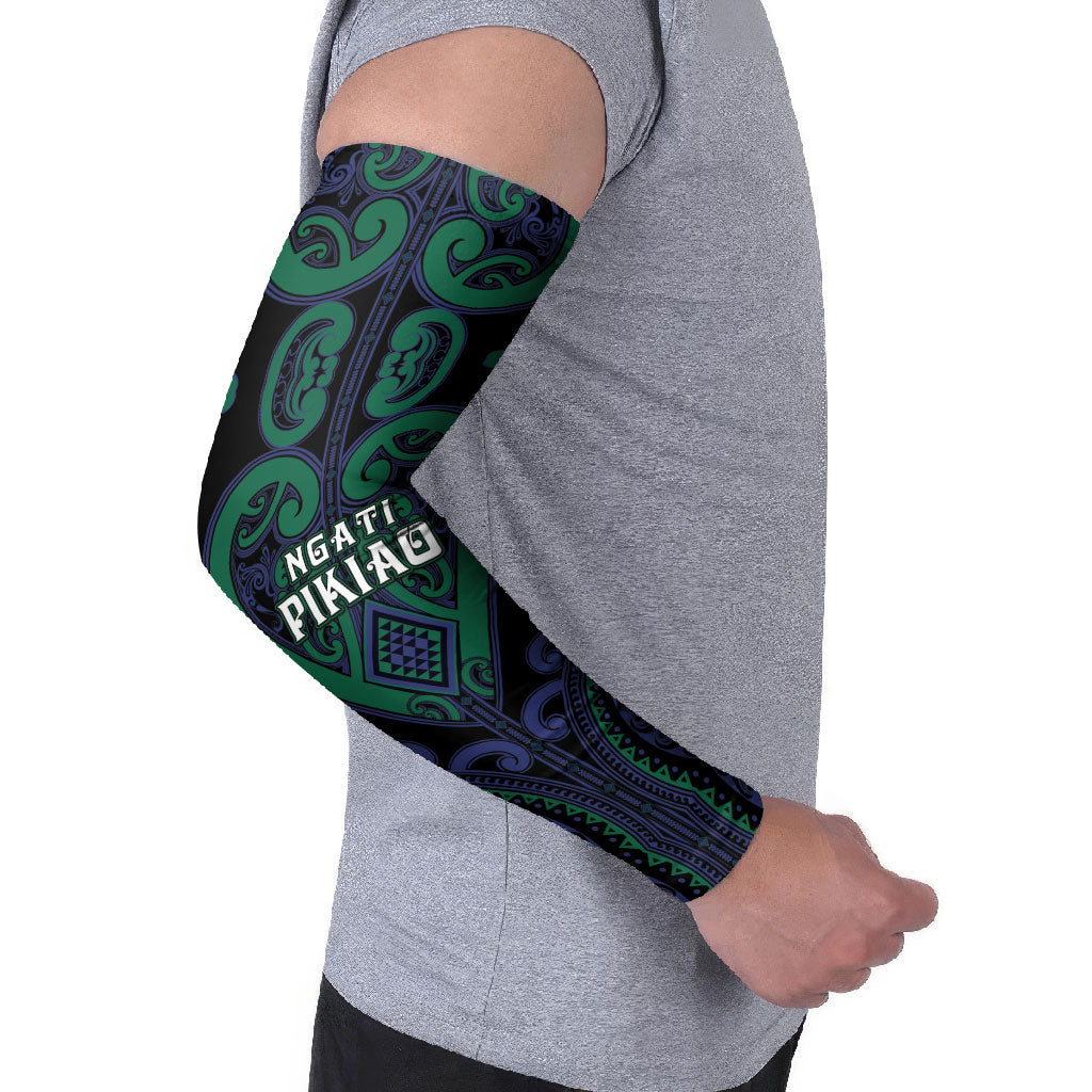 Custom Aotearoa Ngati Pikiao Arm Sleeves Maori Tribal Pattern