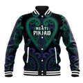 Custom Aotearoa Ngati Pikiao Baseball Jacket Maori Tribal Pattern