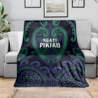 Aotearoa Ngati Pikiao Blanket Maori Tribal Pattern