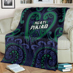Aotearoa Ngati Pikiao Blanket Maori Tribal Pattern