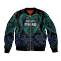 Custom Aotearoa Ngati Pikiao Bomber Jacket Maori Tribal Pattern