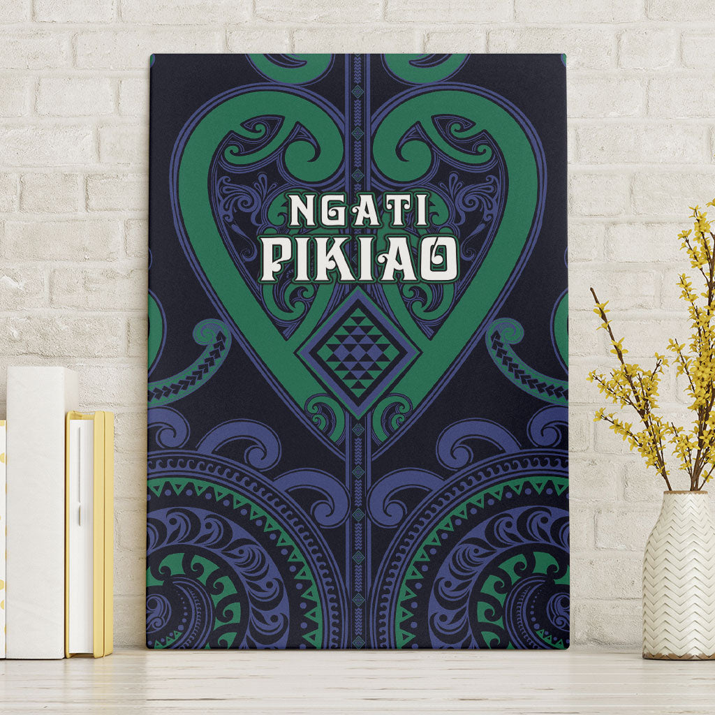 Aotearoa Ngati Pikiao Canvas Wall Art Maori Tribal Pattern