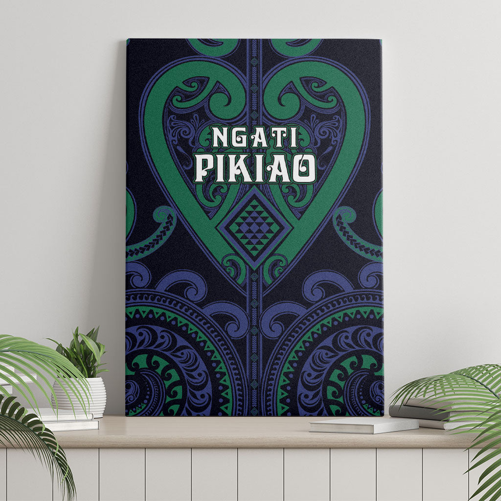 Aotearoa Ngati Pikiao Canvas Wall Art Maori Tribal Pattern