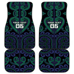 Custom Aotearoa Ngati Pikiao Car Mats Maori Tribal Pattern