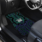 Custom Aotearoa Ngati Pikiao Car Mats Maori Tribal Pattern