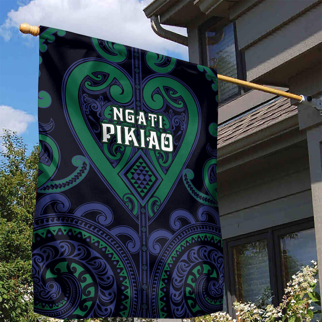Aotearoa Ngati Pikiao Garden Flag Maori Tribal Pattern