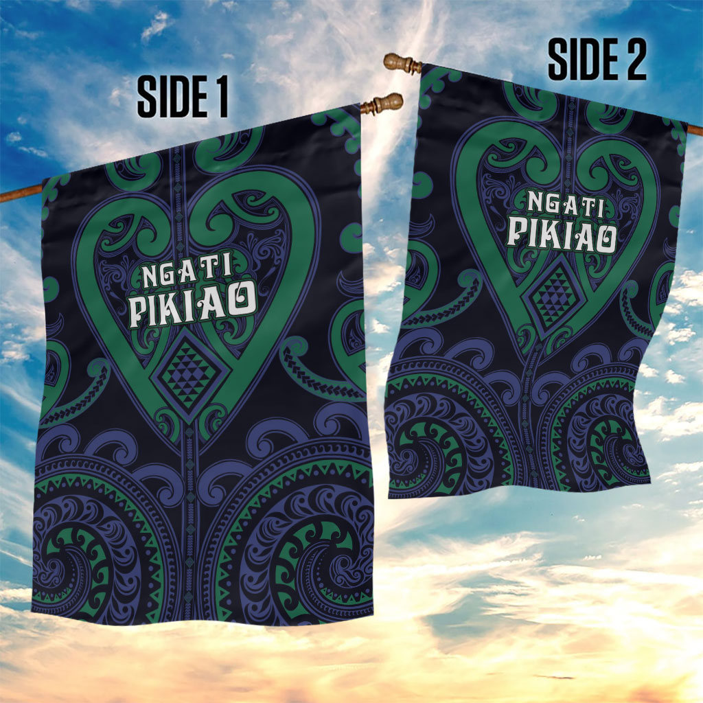 Aotearoa Ngati Pikiao Garden Flag Maori Tribal Pattern