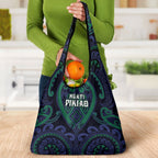 Aotearoa Ngati Pikiao Grocery Bag Maori Tribal Pattern