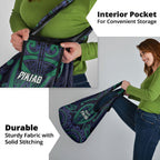 Aotearoa Ngati Pikiao Grocery Bag Maori Tribal Pattern