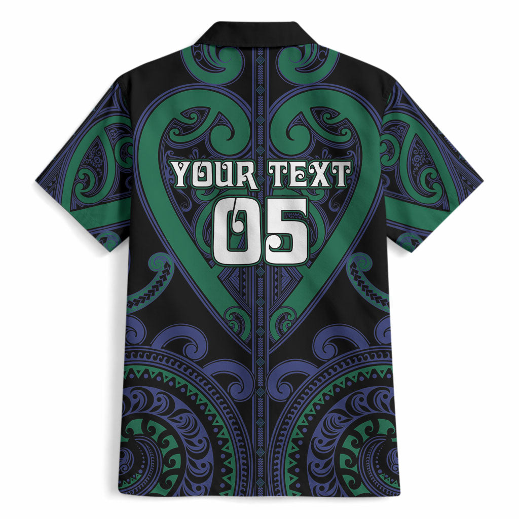 Custom Aotearoa Ngati Pikiao Hawaiian Shirt Maori Tribal Pattern