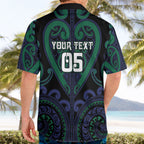 Custom Aotearoa Ngati Pikiao Hawaiian Shirt Maori Tribal Pattern