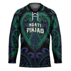 Custom Aotearoa Ngati Pikiao Hockey Jersey Maori Tribal Pattern