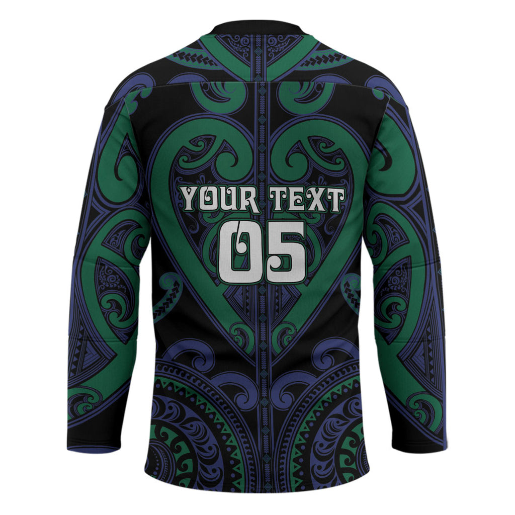 Custom Aotearoa Ngati Pikiao Hockey Jersey Maori Tribal Pattern