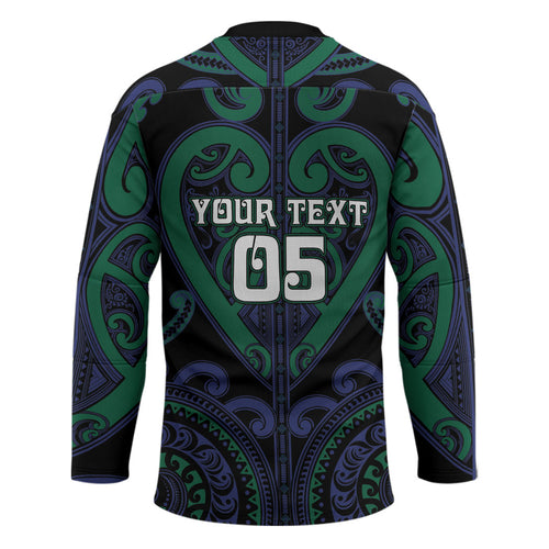 Custom Aotearoa Ngati Pikiao Hockey Jersey Maori Tribal Pattern