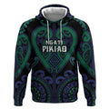 Custom Aotearoa Ngati Pikiao Hoodie Maori Tribal Pattern