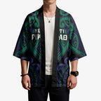 Custom Aotearoa Ngati Pikiao Kimono Maori Tribal Pattern