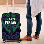 Aotearoa Ngati Pikiao Luggage Cover Maori Tribal Pattern