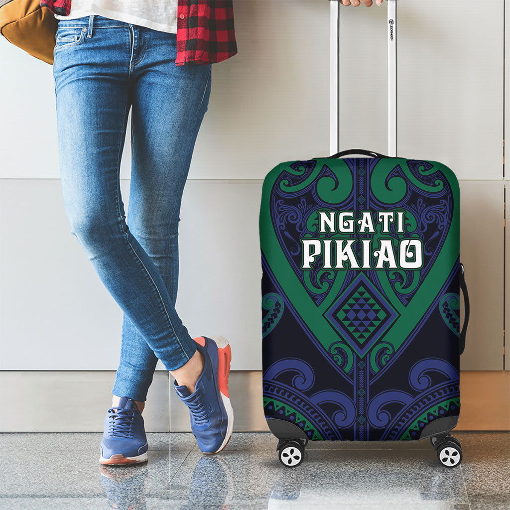 Aotearoa Ngati Pikiao Luggage Cover Maori Tribal Pattern
