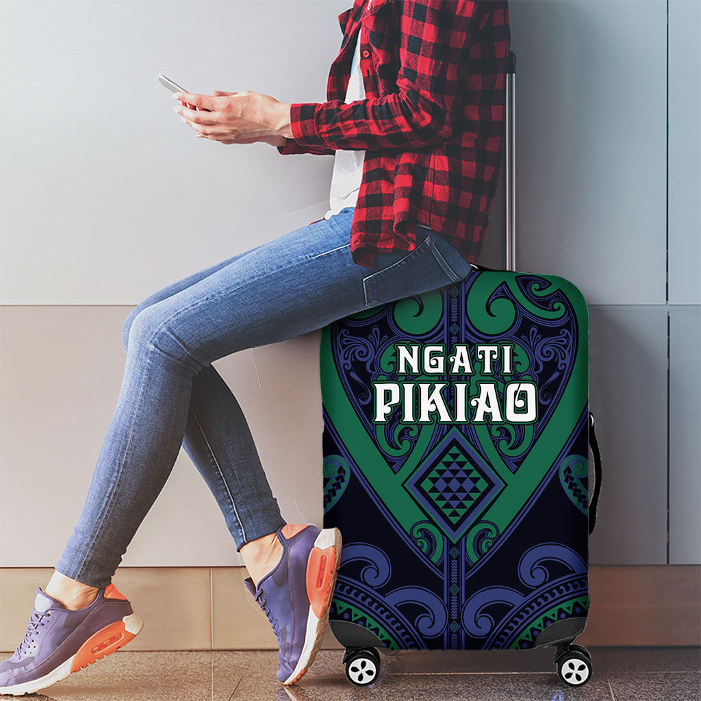 Aotearoa Ngati Pikiao Luggage Cover Maori Tribal Pattern
