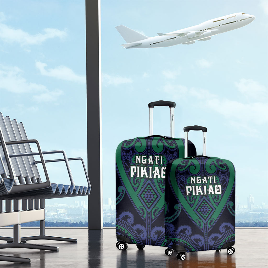 Aotearoa Ngati Pikiao Luggage Cover Maori Tribal Pattern