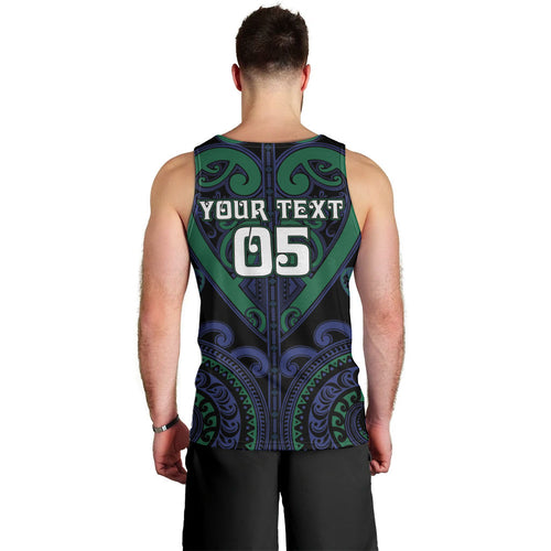 Custom Aotearoa Ngati Pikiao Men Tank Top Maori Tribal Pattern