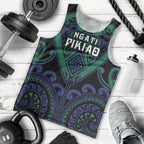 Custom Aotearoa Ngati Pikiao Men Tank Top Maori Tribal Pattern