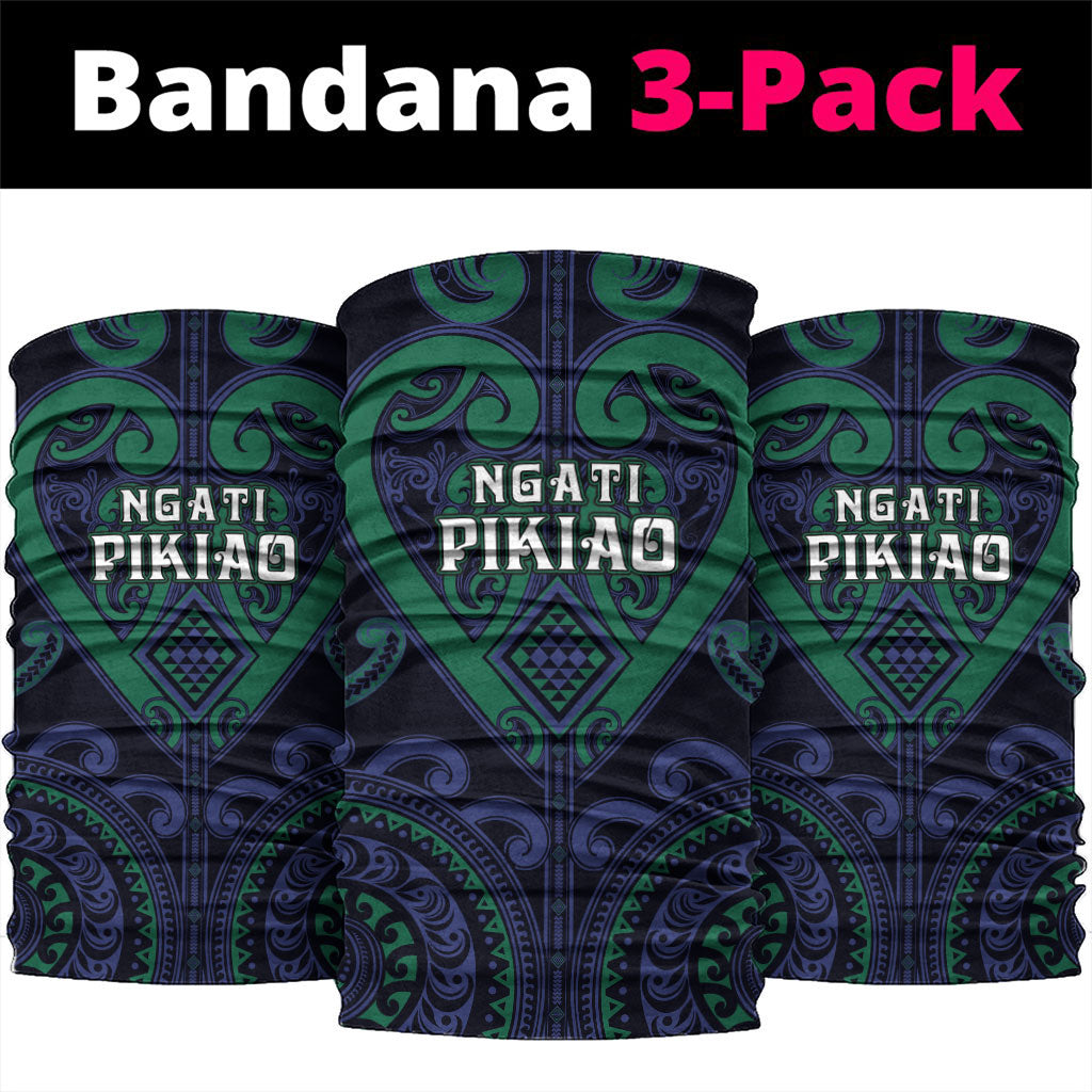 Aotearoa Ngati Pikiao Neck Gaiter Maori Tribal Pattern
