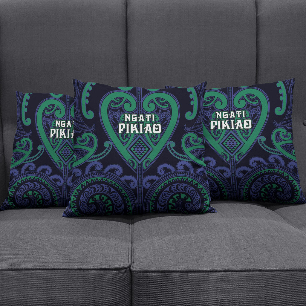Aotearoa Ngati Pikiao Pillow Cover Maori Tribal Pattern