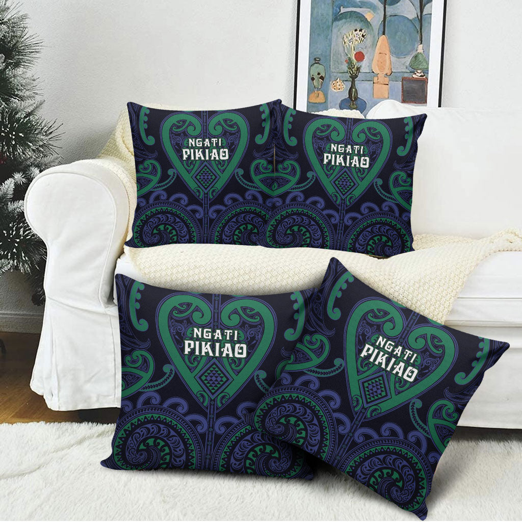 Aotearoa Ngati Pikiao Pillow Cover Maori Tribal Pattern