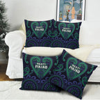 Aotearoa Ngati Pikiao Pillow Cover Maori Tribal Pattern