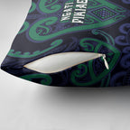 Aotearoa Ngati Pikiao Pillow Cover Maori Tribal Pattern