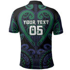Custom Aotearoa Ngati Pikiao Polo Shirt Maori Tribal Pattern