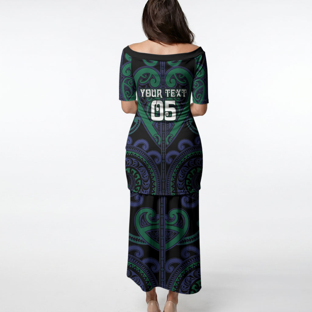 Custom Aotearoa Ngati Pikiao Puletasi Maori Tribal Pattern