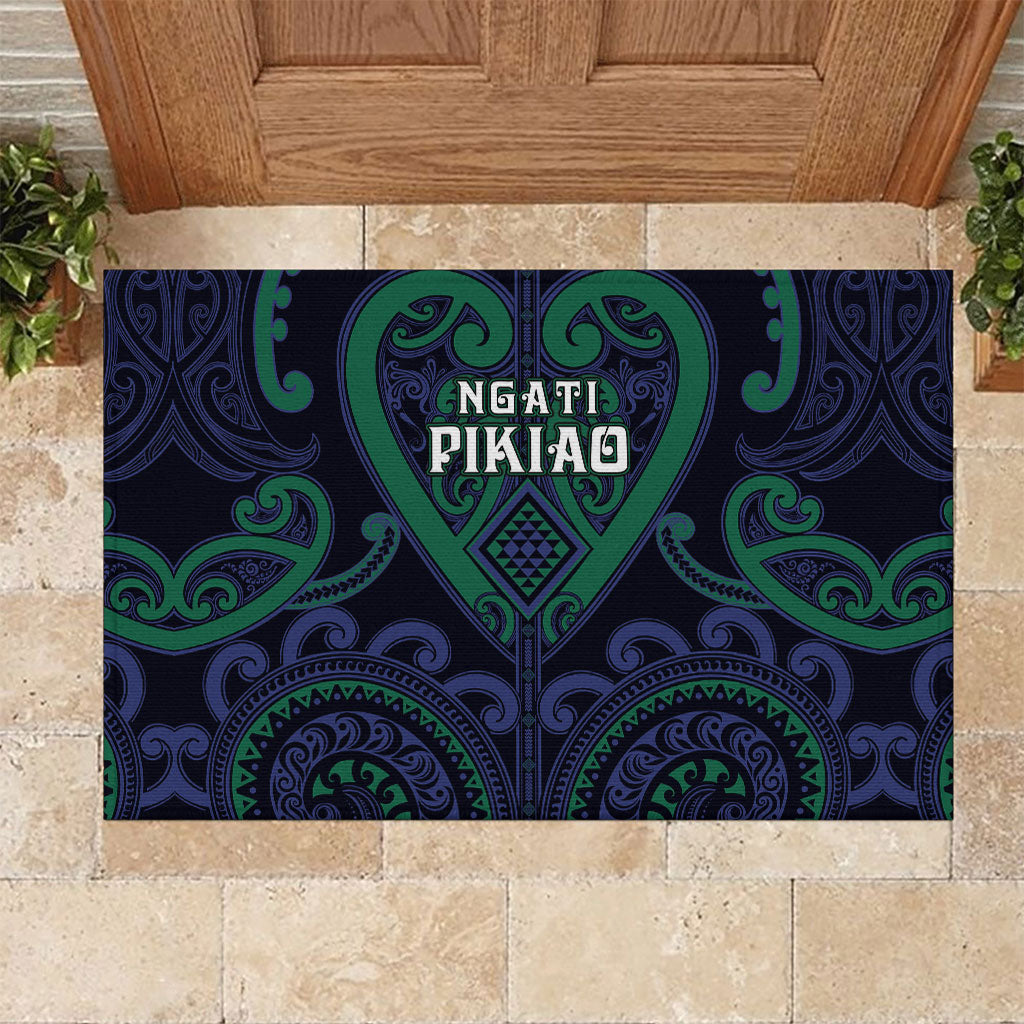 Aotearoa Ngati Pikiao Rubber Doormat Maori Tribal Pattern