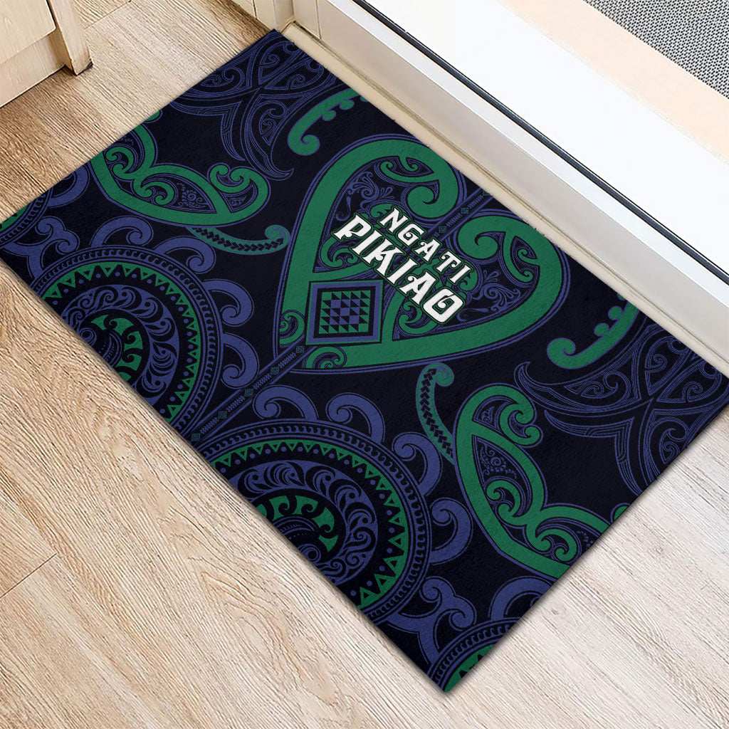 Aotearoa Ngati Pikiao Rubber Doormat Maori Tribal Pattern