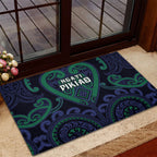 Aotearoa Ngati Pikiao Rubber Doormat Maori Tribal Pattern