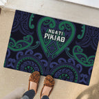 Aotearoa Ngati Pikiao Rubber Doormat Maori Tribal Pattern