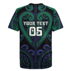 Custom Aotearoa Ngati Pikiao Rugby Jersey Maori Tribal Pattern