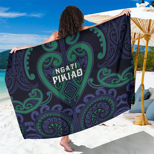 Aotearoa Ngati Pikiao Sarong Maori Tribal Pattern