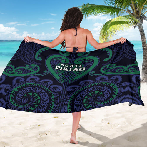 Aotearoa Ngati Pikiao Sarong Maori Tribal Pattern