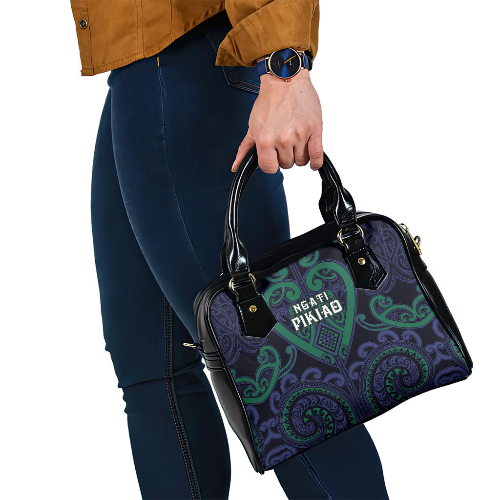 Aotearoa Ngati Pikiao Shoulder Handbag Maori Tribal Pattern
