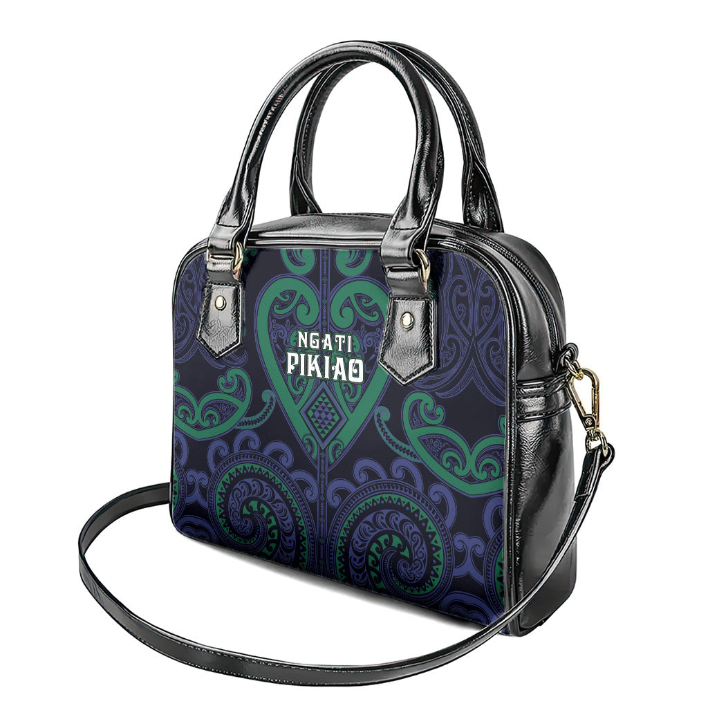 Aotearoa Ngati Pikiao Shoulder Handbag Maori Tribal Pattern