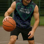 Custom Aotearoa Ngati Pikiao Sleeveless Hoodie Maori Tribal Pattern