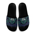 Aotearoa Ngati Pikiao Slide Sandals Maori Tribal Pattern