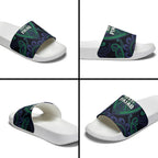 Aotearoa Ngati Pikiao Slide Sandals Maori Tribal Pattern