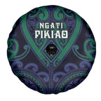 Aotearoa Ngati Pikiao Spare Tire Cover Maori Tribal Pattern