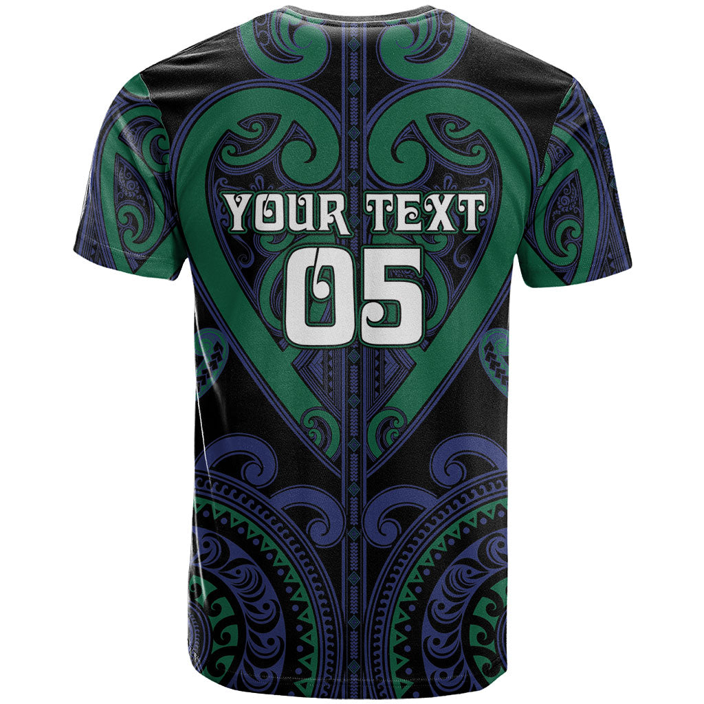 Custom Aotearoa Ngati Pikiao T Shirt Maori Tribal Pattern