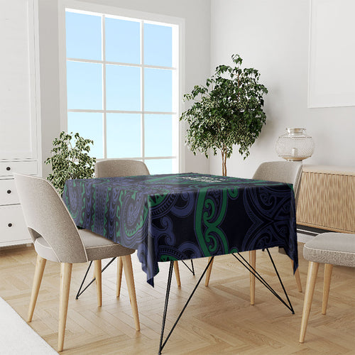 Aotearoa Ngati Pikiao Tablecloth Maori Tribal Pattern