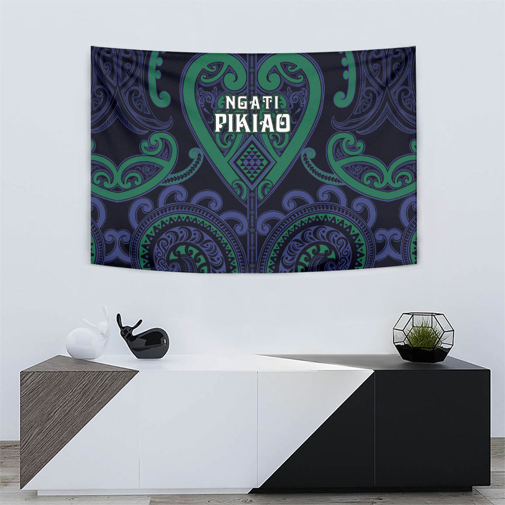 Aotearoa Ngati Pikiao Tapestry Maori Tribal Pattern