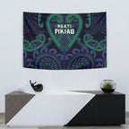 Aotearoa Ngati Pikiao Tapestry Maori Tribal Pattern